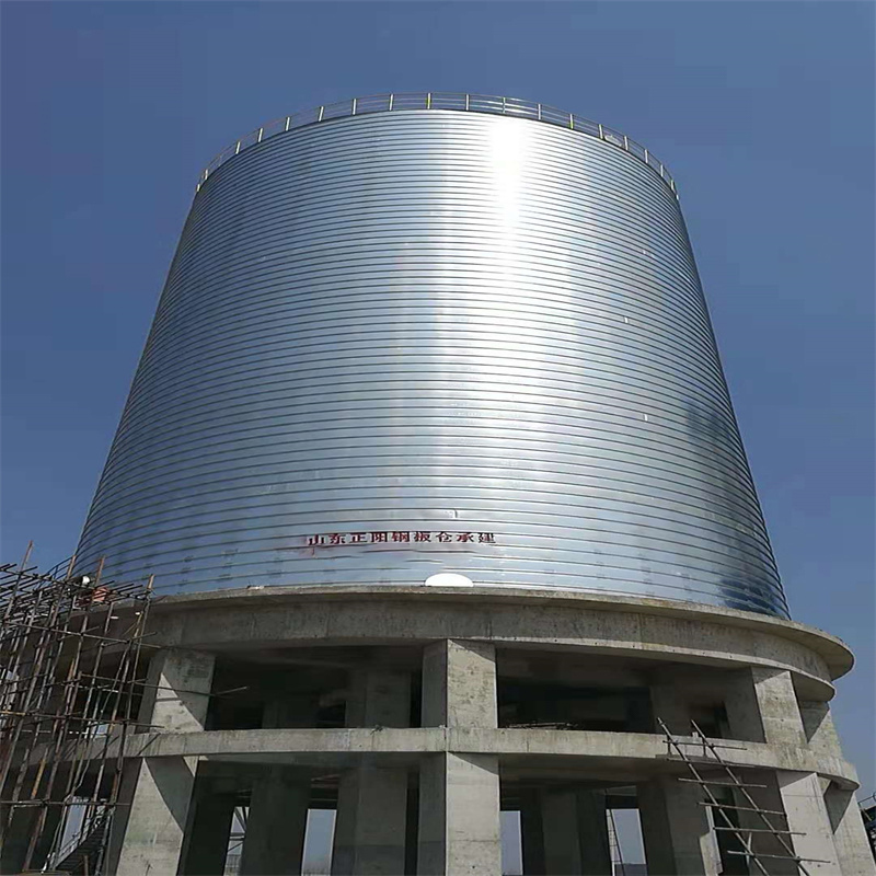 合肥8万吨钢板仓施工 螺旋钢板仓